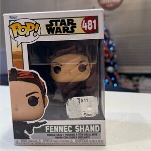 Funko Pop Star Wars Fennec Shand in Black and Brown 481